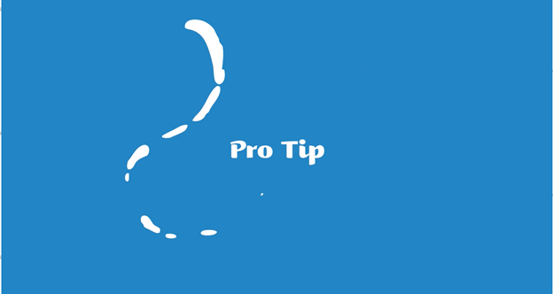 Pro Tip